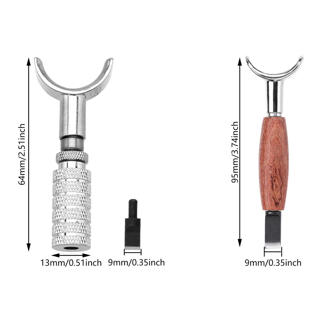 Lederpunziermesser Drehmesser Rotierendes Punziermesser Schneidklinge Gürtel Geldbörse Leder Schneidwerkzeug mit ergonomischem Griff