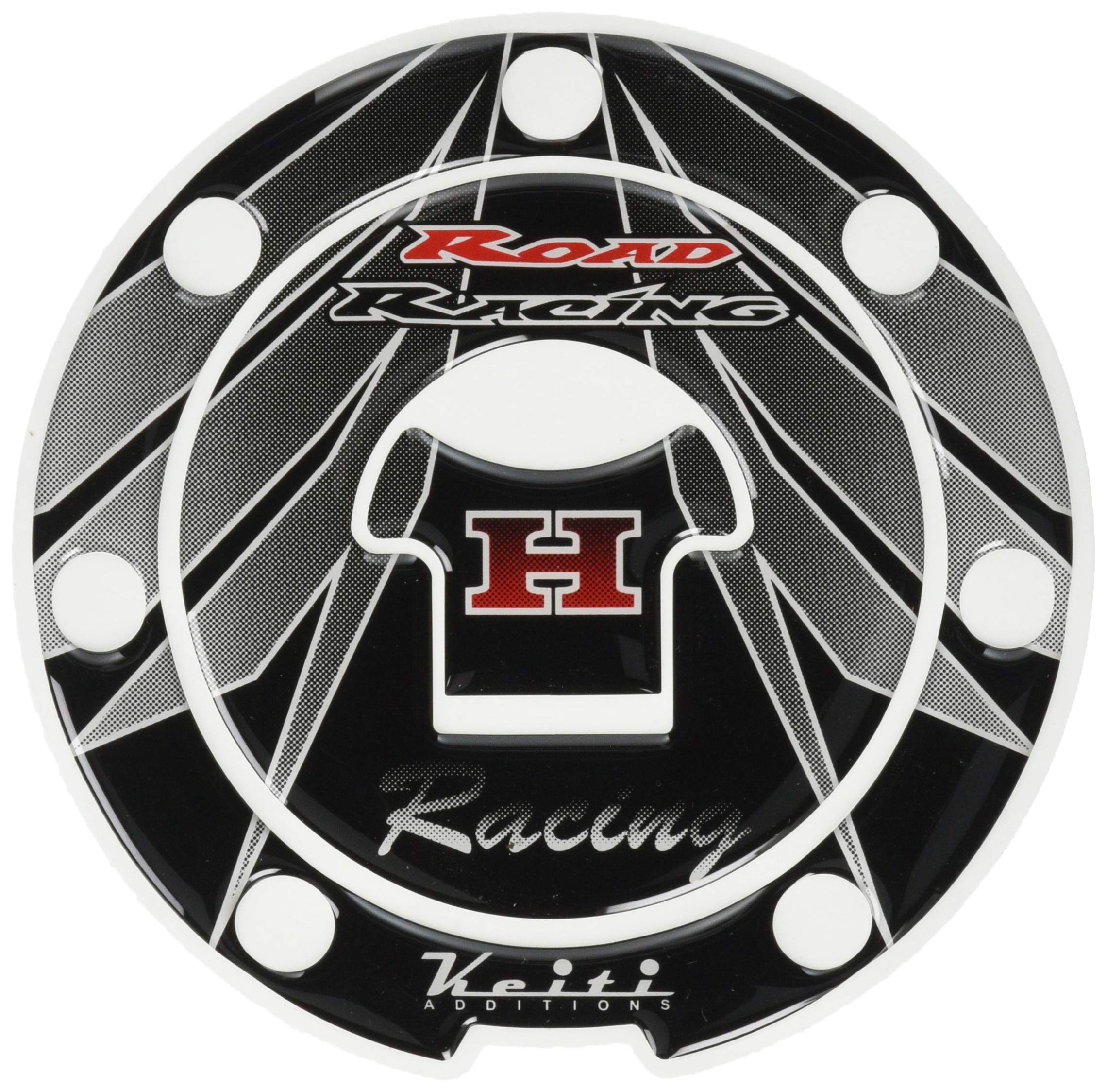 Накладка на лючок бензобака Keiti HONDA/Wing Черная с УФ-защитным прозрачным покрытием чёрный