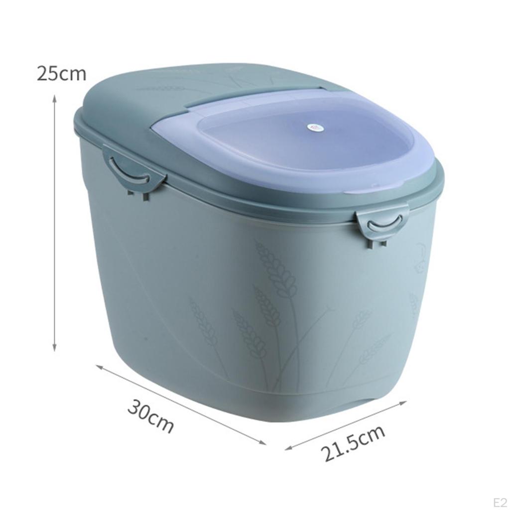 10kg Großer Lebensmittel- und Getreidelagerbehälter, Reispender, Wasserdicht und