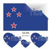 World Cup 2026 National Flag Waterproof Tattoo Stickers for Sports