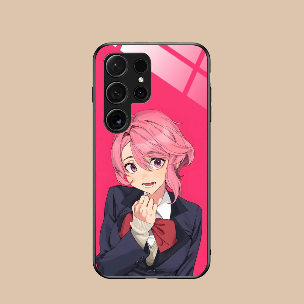 Dandadan Aira Shiratori Phone Case for Samsung Galaxy S26 S25 S24 S23 S22 S21 S20 Note20 Plus FE Ultra Glass Colorful Cover