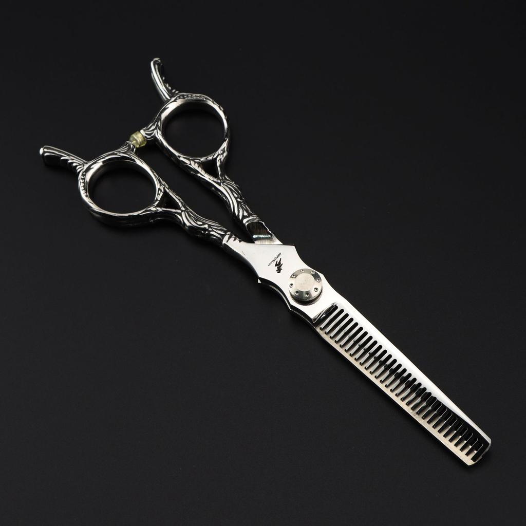 6,0 cala, Nożyczki fryzjerskie z rączką Neptune Yagushi, Nożyczki z zębami prostymi do cięcia, Cienkie nożyczki fryzjerskie, Specjalne do salonu fryzjerskiego, Eksplozja handlu zagranicznego