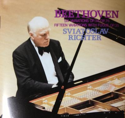 CD RICHTER (SVIATOSLAV); BEETHOVEN - 6 Variations In F Major VICC5035 Japan Classical Used