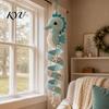 Ornamenti Appesi per Albero di Natale Tema Oceano Kit Uncinetto a Spirale, Arte Decorativa Fai da Te, Kit per Principianti Assemblaggio Facile Artigianato per la Casa