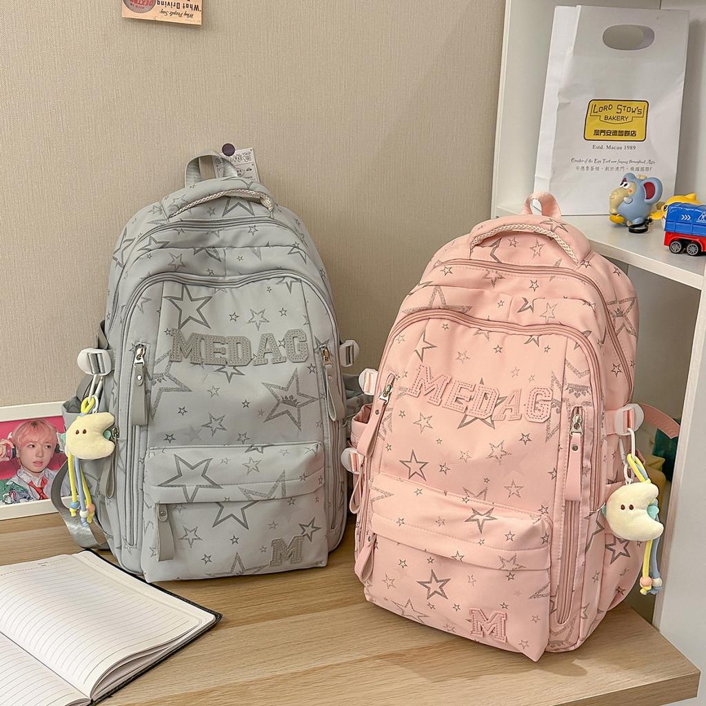 Schoolbag Schoolbag Female Junior High School Student High School Student 1011 New High Value Large Capacity Middle School Student Backpack Primary