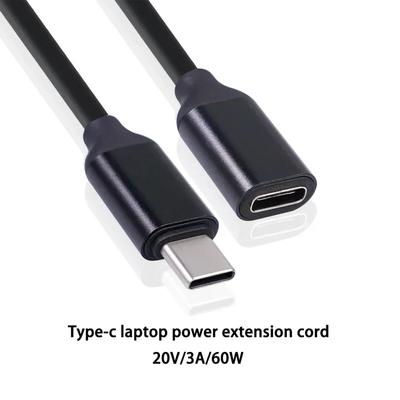 USB C Data Cables 60W Type-c Extension Cord Type-c Male To Female 3A Extension Cable Gold-plated Extensor Charger Wire Connector