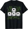 PC Gamer WASD Funny Computer Gaming Boys Gift Unisex T-Shirt