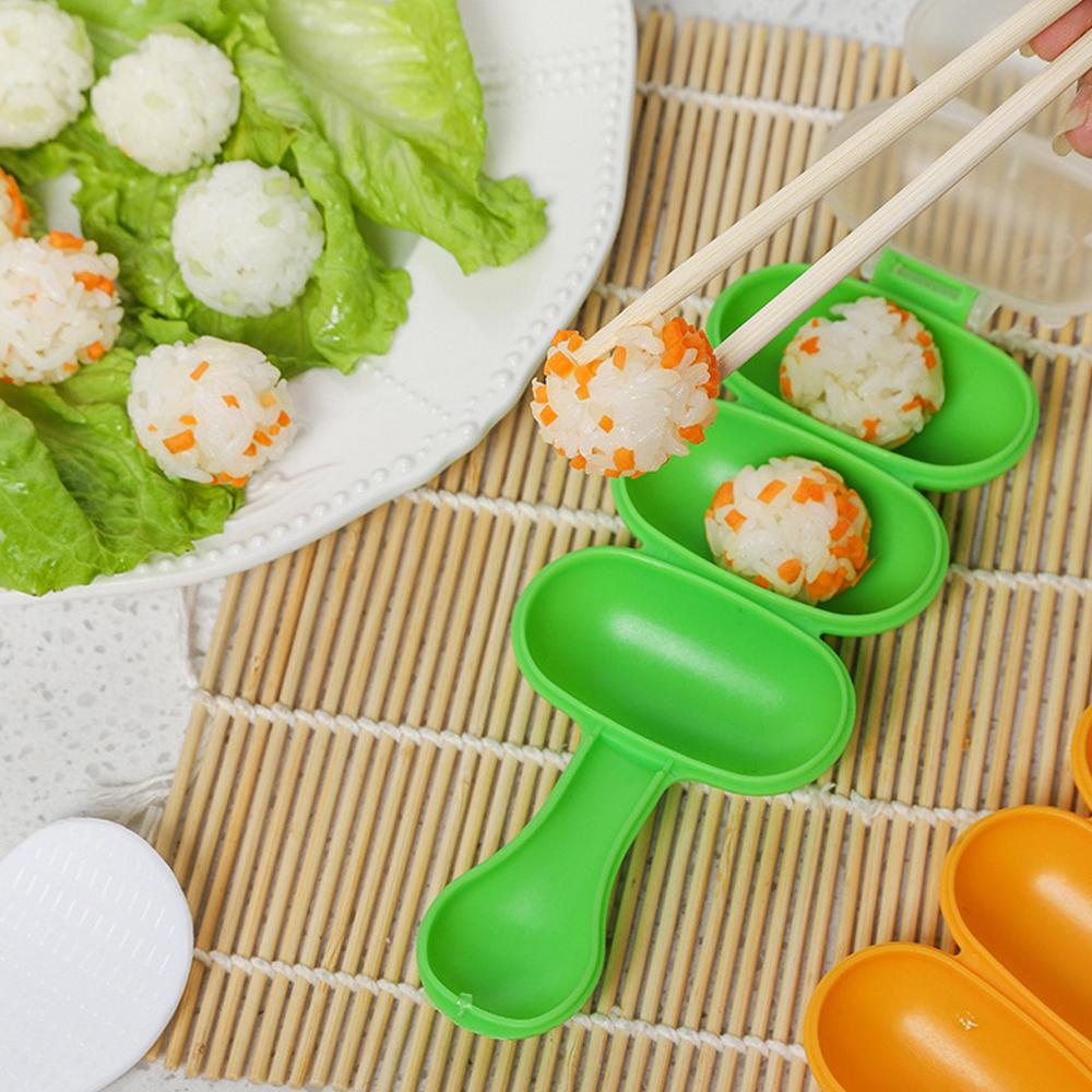 Rice Ball Shaker DIY Rice Baller Shakers Lunch Maker Mould Onigiri Mold DIY Rice Baller Shakers Kitchen Sushi Tools Accessories