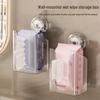 Wall-Mounted Suction Cup Wet Wipe Holder (2-Pack)