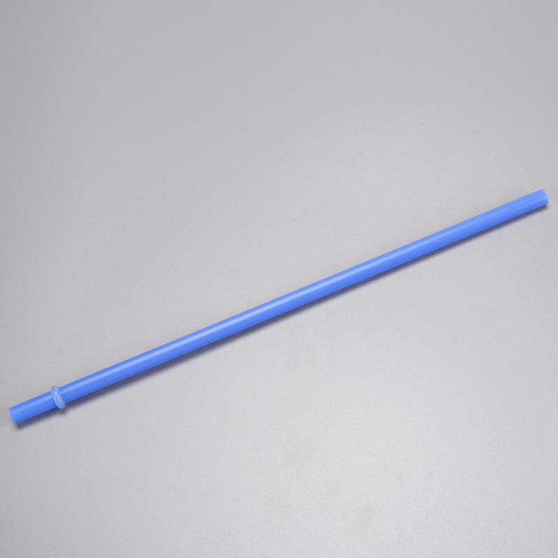 7Mm Aperture Straw 37 Color Solid Color Plastic Cup Accessories Pp Straw Non-Disposable Straw With Ring