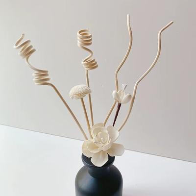 5/6 Stück Blumen-Duftstäbchen Feuerlose Aromatherapie Rattan-Stäbchen Duft-Diffusor DIY Heimdekoration