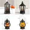 LED Kürbis Geist Laterne - Halloween Hängedekoration mit flackerndem Kerzenlicht, Gruselige Hexe Schloss Partyzubehör