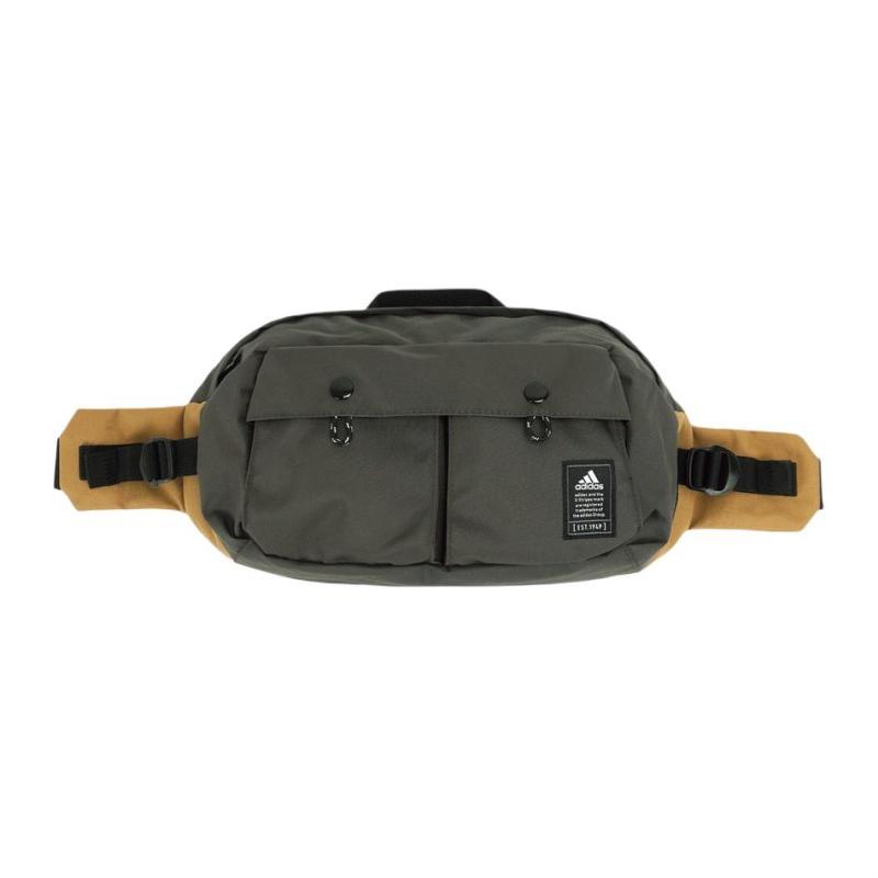 Adidas Polyester Sling Bag, Umhängetasche, Bauchtasche Regulär Herren Gothic Olivgrün Adidas HE2691