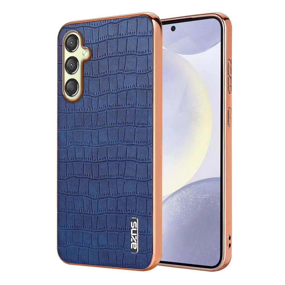 

Plating Bumper Full Protected Back Case for Samsung Galaxy A06 A16 A26 A36 A56 A15 A05S A25 A35 A55 A14 A34 A54 A05S Phone Cover Galaxy S23 синій