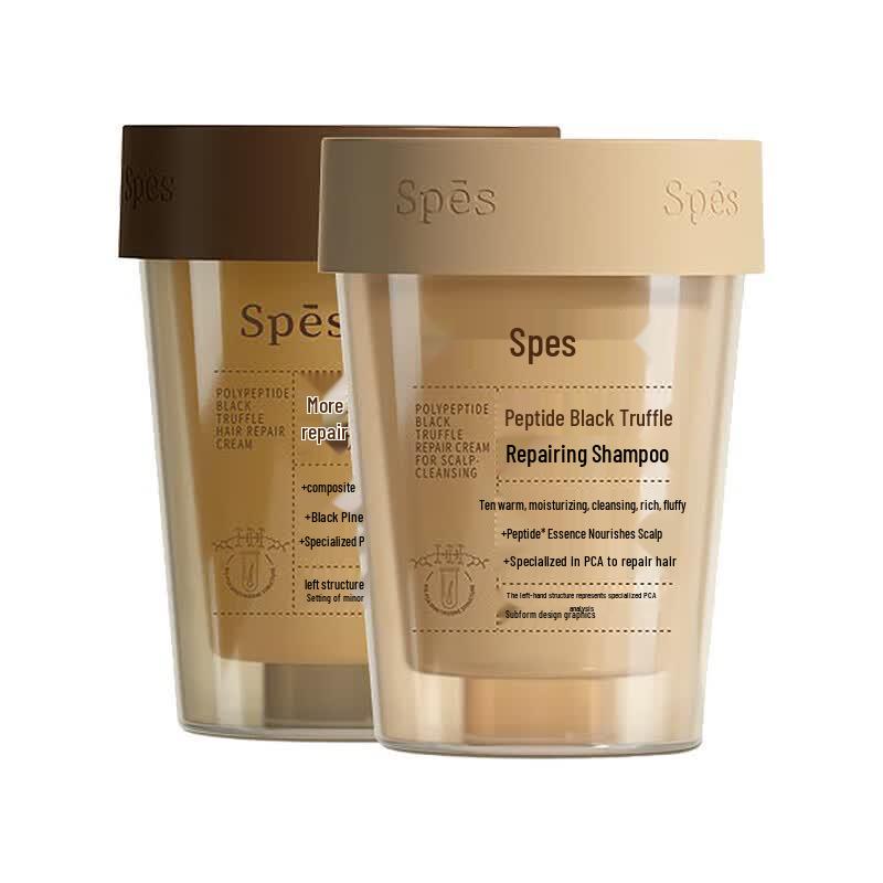 Spes Peptide Black Truffle Repair Shampoo & Conditioner Set