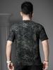 European Style Trendy Printed Rhinestone Short-Sleeve T-Shirt for Men 2025 New Summer Fashion Brand Men's Half-Sleeve Top