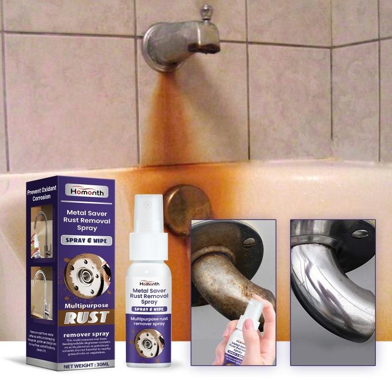 Spray anti-rouille métallique Homonth pour jantes de voiture, pneus et pièces métalliques - Restauration 30 ml