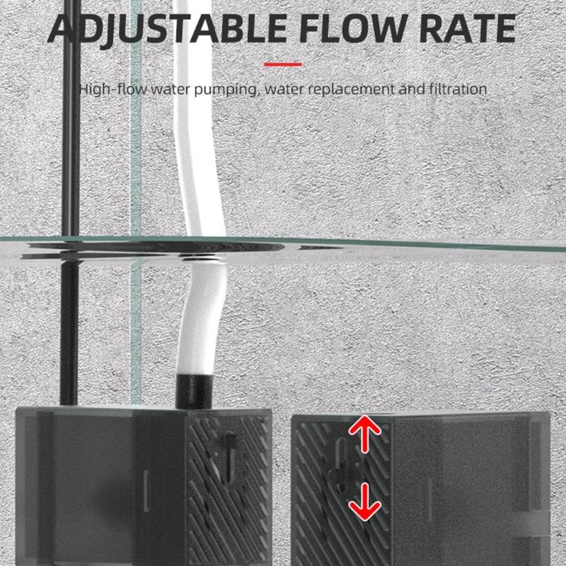 Noiseless Water Filter Geyser Pump USB Propelled for Outdoor Reservoirs and Indoor Aquariums