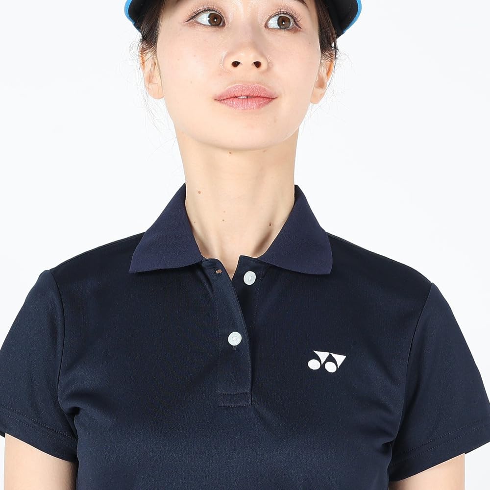 Yonex Short Sleeve Game Navy Blue Size S Women's Shirt, (019),