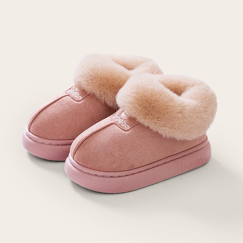 Barnas bomullssko for vinteren, egnet for både gutter og jenter til å bruke inne og ute, mellomstore barnas snøstøvler