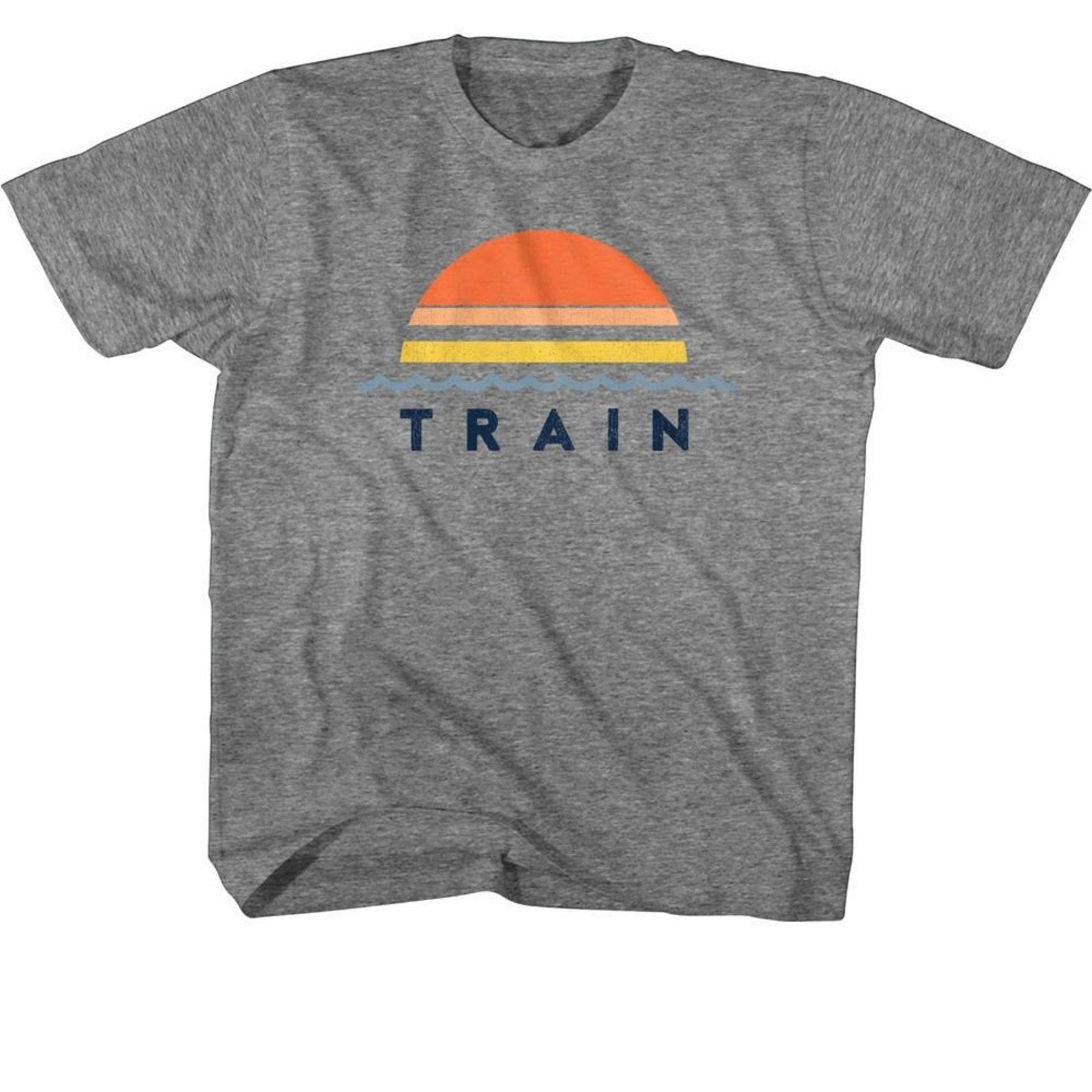 Train Sunset Graphite Heather Youth T-Shirt 2XL
