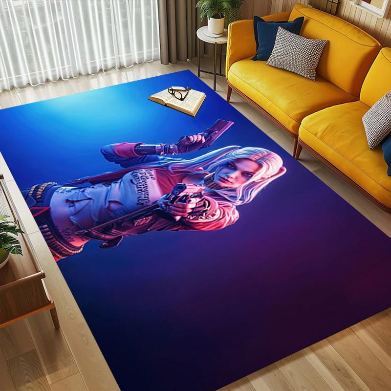 Harley Quinn Living Room Nonslip Area Rug Soft Carpet For Bedroom Game Playroom Sofa Office Home Decor Doormat Christmas Gift C9291042