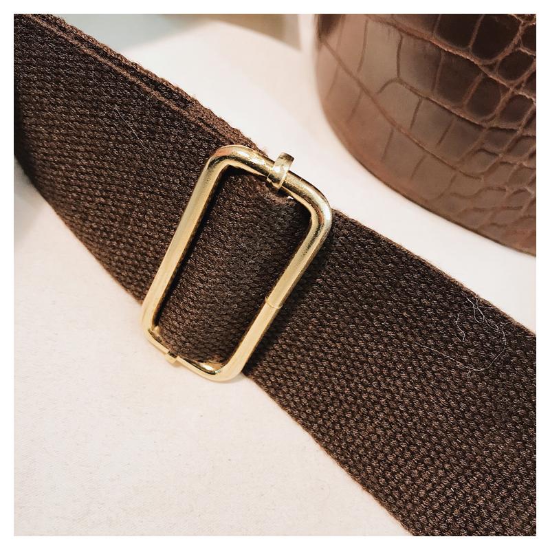 Ansloth Crocodile Crossbody Bag For Women Shoulder Bag Brand Designer Women Bags Luxury PU Leather Bag Bucket Bag Handbag HPS405