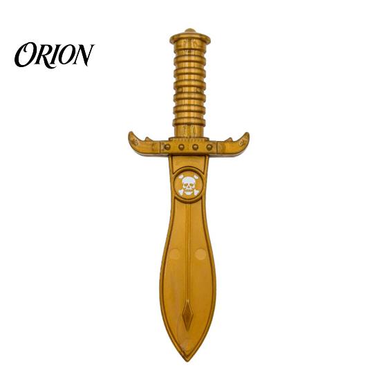 Party Game Accessories Halloween Plastic Fake Knife, Retro Pirate Weapon Prop, Vintage Style Gear Cosplay Costume for Party, Stage Performance Secret