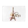 Eiffel Tower Drawing Non-slip Doormat Floor Mat Water Oil Proof Carpet Rug for Kitchen Entrance Home Bedroom Footpad Mats