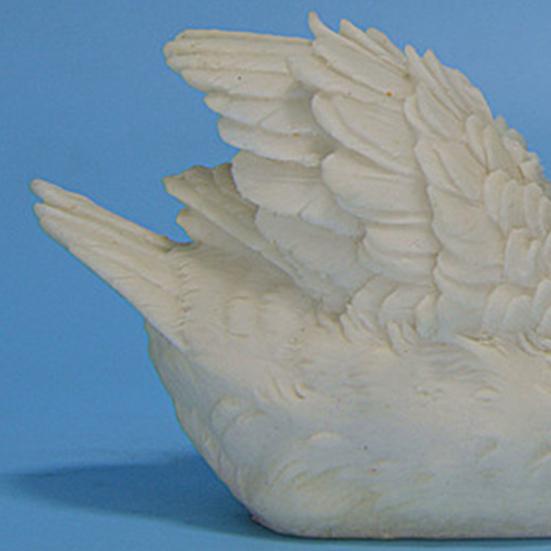 1 Par de Adorno Decorativo Innovador Amplia Aplicación Ligero Simulación Pequeño Cisne Adorno para Decoración de Coche