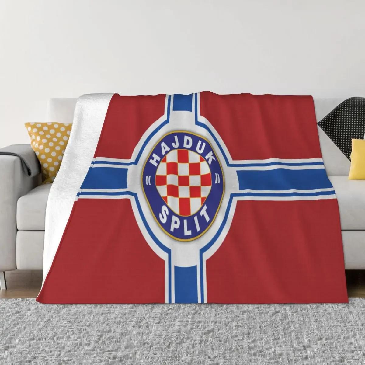Hajduk Split 1594 Plush Couple Blankets Blankets And Blankets Throw Blanket throw blanket   blankets for beds 75X95CM