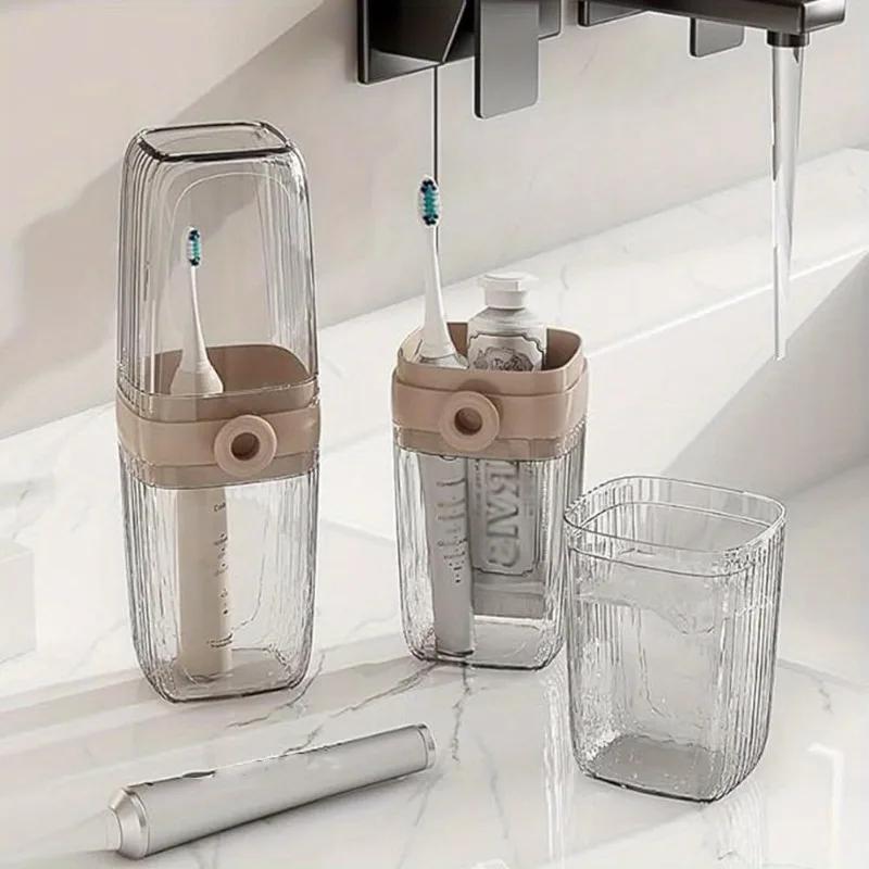 Toothbrush Soap Storage Box Light Luxury Dormitory Household Mouthwash Toothbrush Cup Children Mouthwash Cup Toothbrush Box