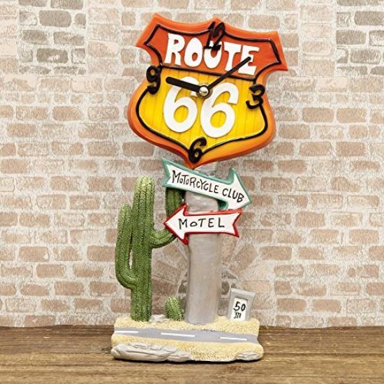 American Table Route 66 Objet Interior Table Mini Setagaya American Goods Clock, RT66, D'art, Clock, Clock, Gift, Clock, Base, Oldies,