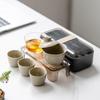 Ash Grey Ceramic Travel Gaiwan Set