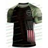 America 250th Anniversary 3D Print Mens TShirt USA Flag 1776–2026 Patriotic American Independence Day Apparel Fourth Of July Top