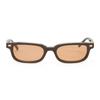 Rhude Brown Tobac Frames Sunglasses Brown