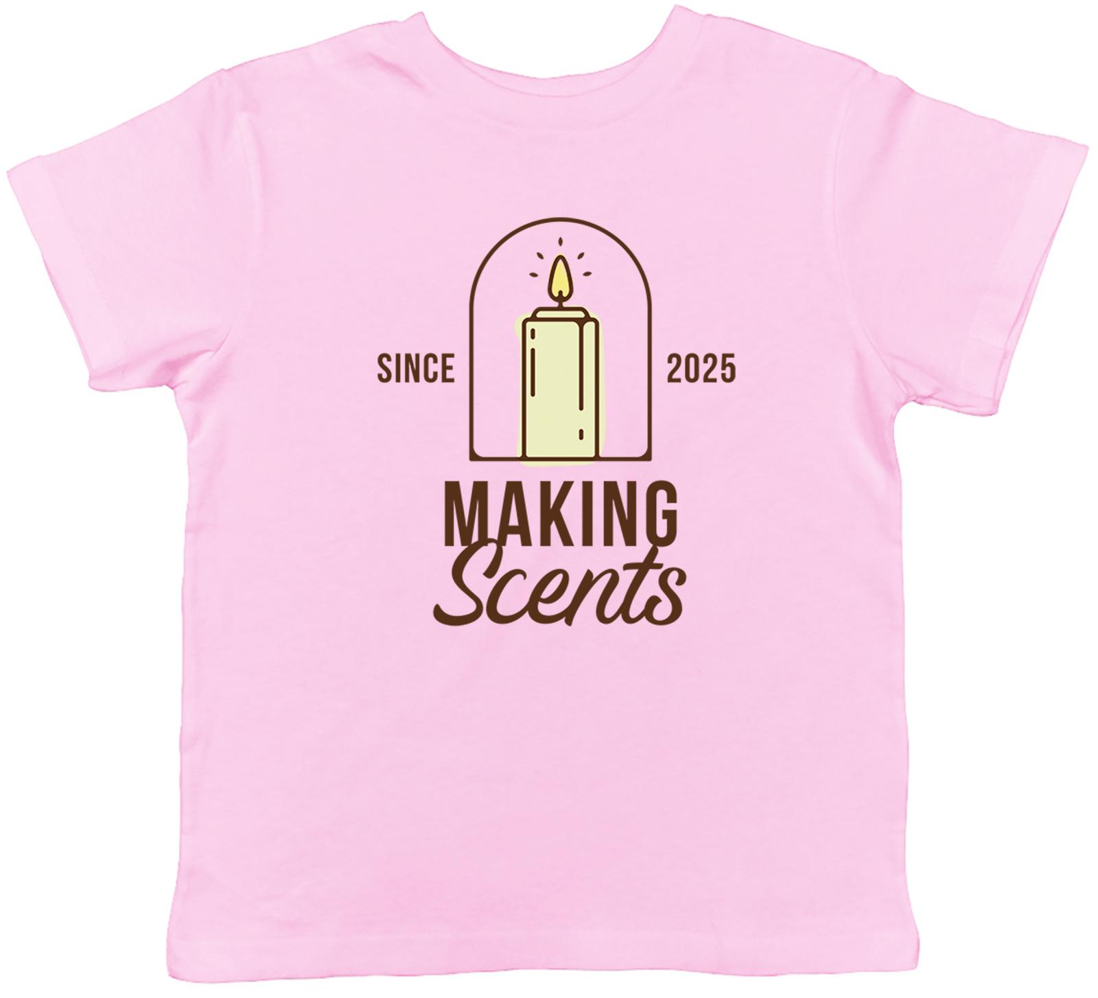 Personalised Handmade Candle Maker Kids T-Shirt Boys Girls Gift 100