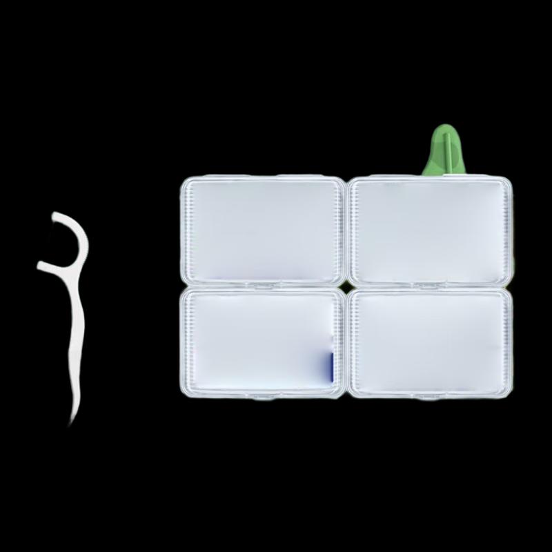 NHZHIW Classic Ultra-Fine Dental Floss Picks - Family Pack (200 Pcs)