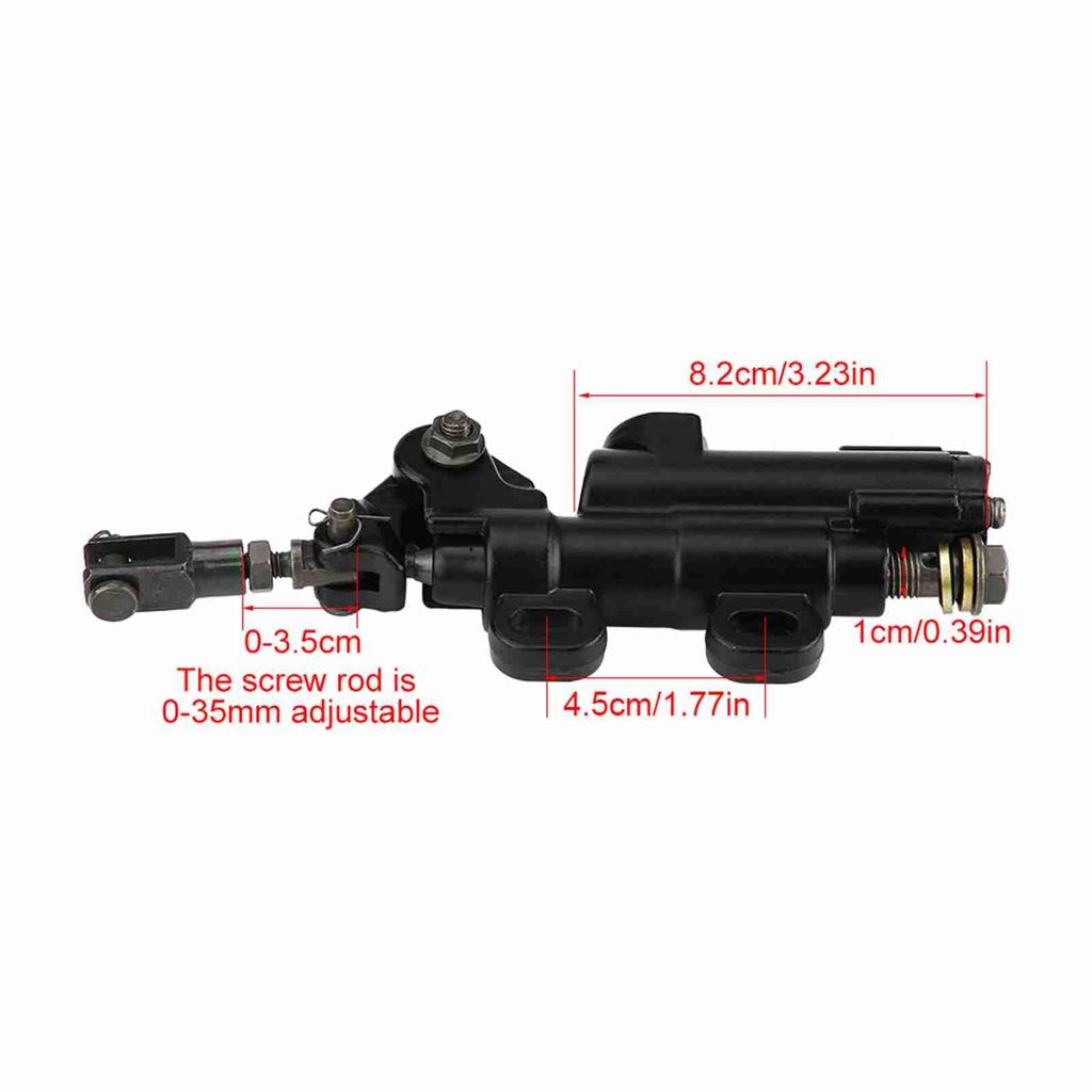 Hydraulic Master Cylinder Motorcycle Rear Hydraulic Brake Pump Rear Brake