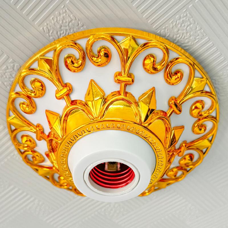 1 Bucată DIY Suport Lampă Universal Bec Economizor Stil European E27 Soclu Lumină Suport Lampă Rotund Retro