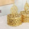Handheld Candy Container Box European Style Packaging Gift Box Gold Hollow Box  Birthday Party