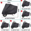 Durable Motorcycle Rain and Sun Protection Cover