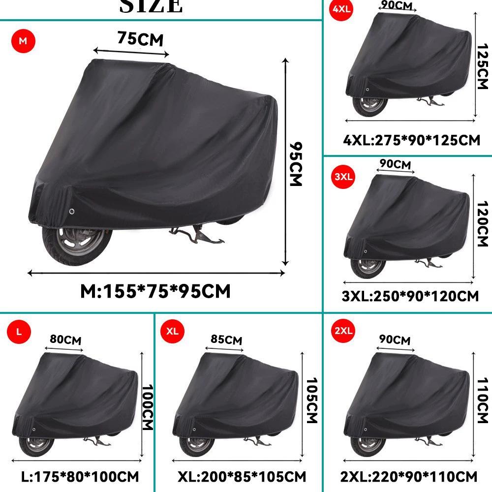 Durable Motorcycle Rain and Sun Protection Cover