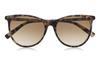 OWNDAYS Oversized Wellington Sunglasses with UV Brown Simple European Perfect for Driving Women's Protection, Demi-Gray Tortoiseshell, Design, Fit,