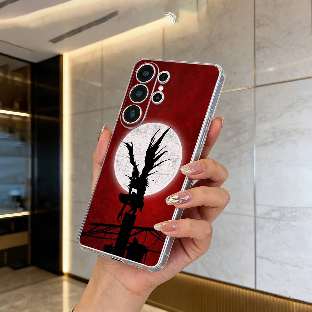 

D-Death- Note- Classic anime Clear Soft Silicone Phone Case forSamsung S25, S24, S21, S22, S23, S30, Ultra, S20, Plus Samsung S22ULTRA5G