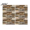 Realistic Rock Texture Wall Panels 6Pcs Vintage Faux Stone Self?Adhesive Tiles, Waterproof Oil?Proof Backsplash Adhesive Paper Sticker,