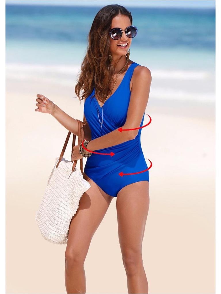 2024 Übergröße Einteiliger Badeanzug für europäische und amerikanische Frauen