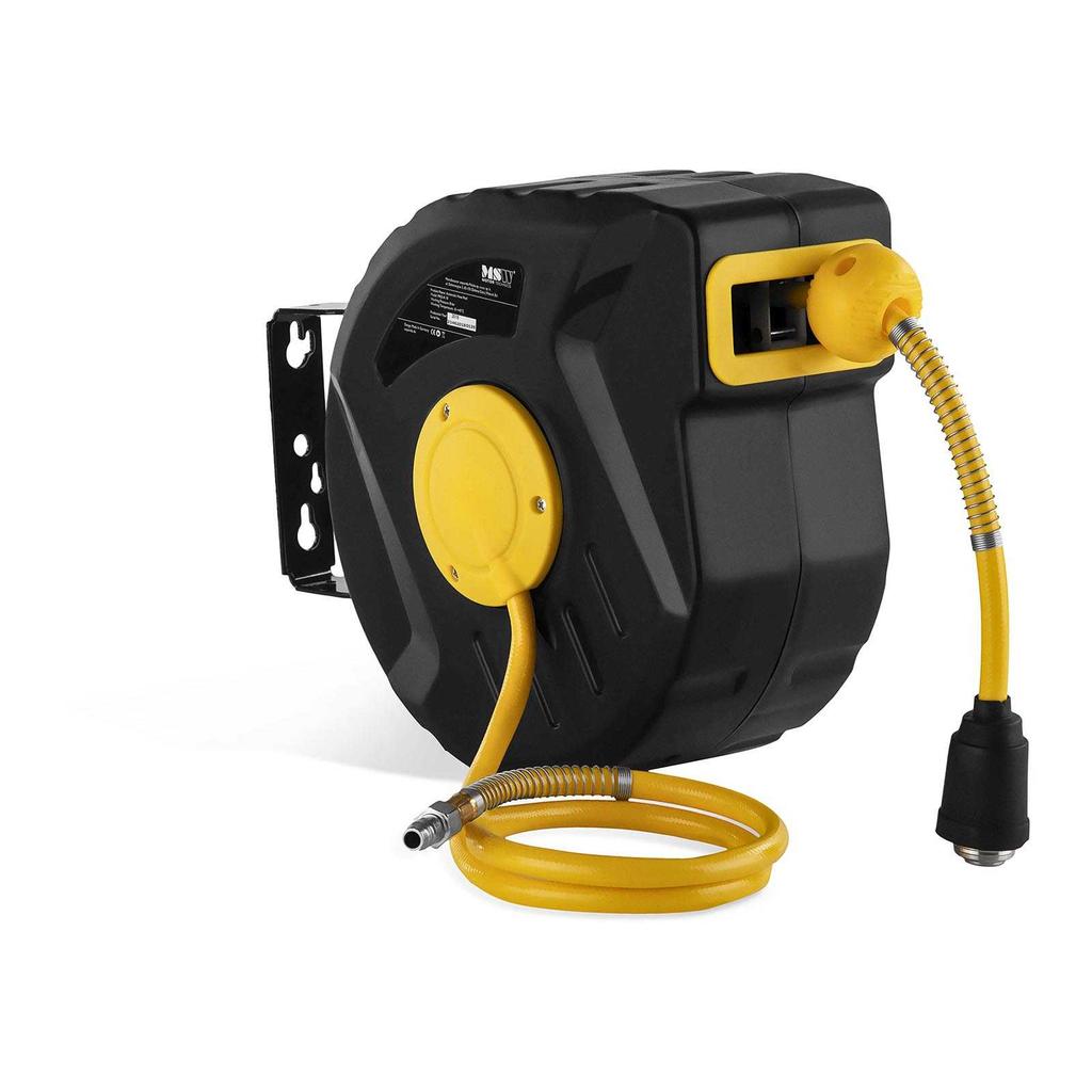 Automatyczny bęben ścienny z wężem pneumatycznym do kompresora, przyłącze 148221, długość 11 m