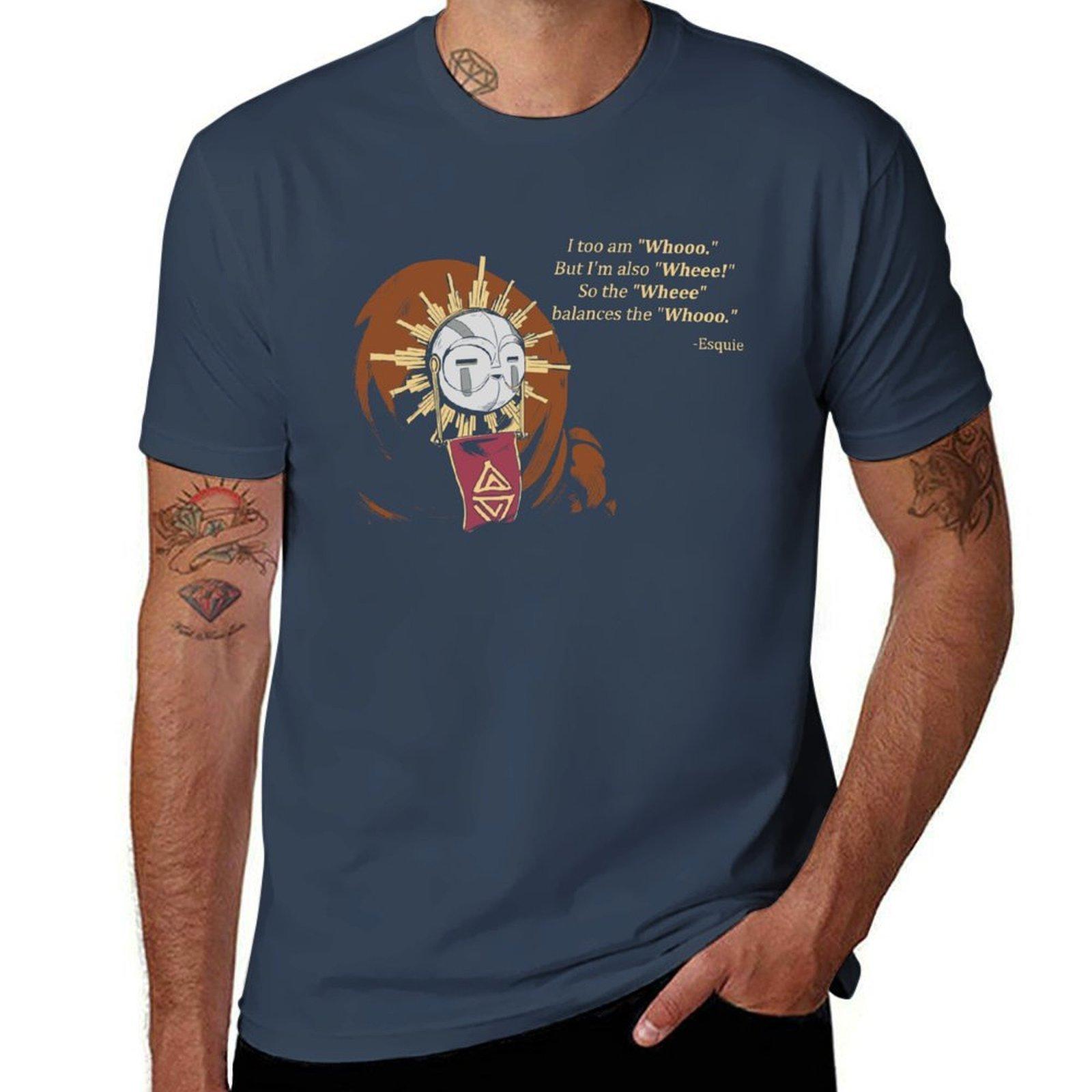 Clair Obscur Expedition 33 Esquie Funny Quotes Tshirt Big And Tall Solid Color Tshirt S
