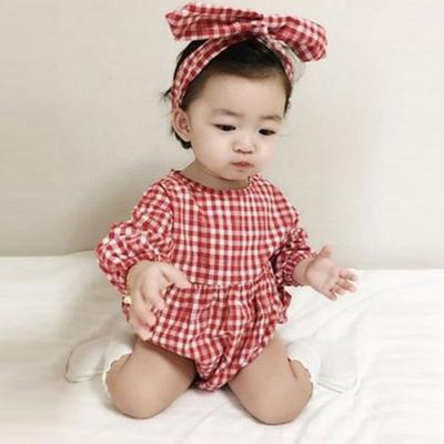 Salutte Mono Check Space Größe Größe 80, Koreas beste Kinderkleidung